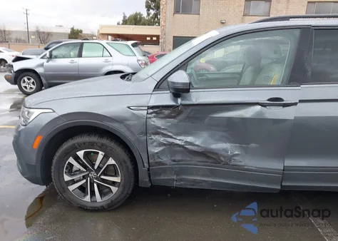 2022 Volkswagen Tiguan 2.0T S z USA, uszkodzony, nr VIN 3VV1B7AX3NM028268